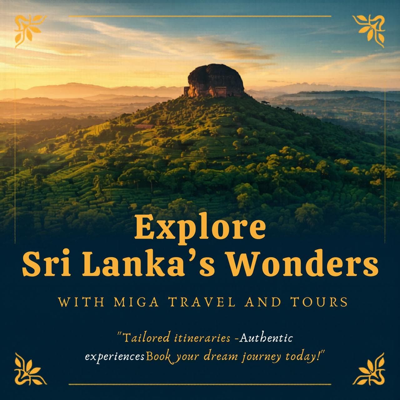 Explore Sri Lanka's wonders with MIGA Travel & Tours